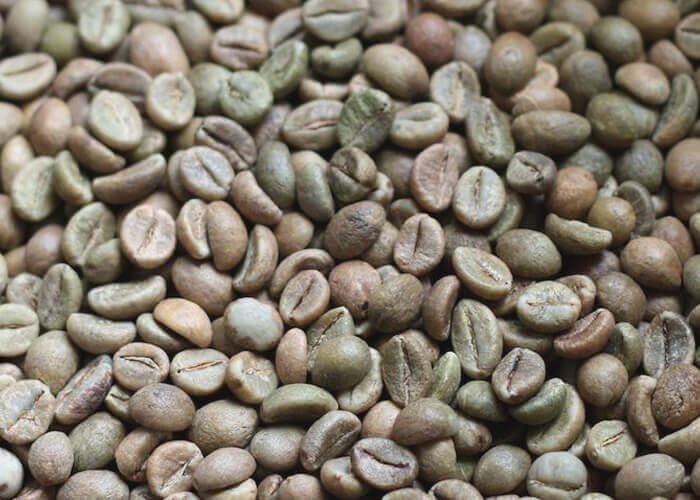 green coffee beans